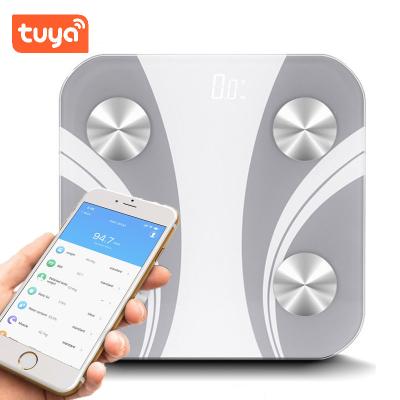 China Wholesale 180kg BMI WIFI Smart Weight Scale Body Fat Scale With Tuya App F38E-W for sale