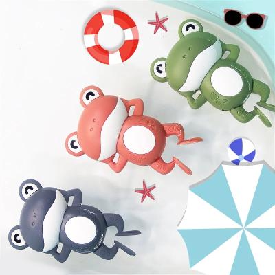 China Water Tool Spray Factory Directly Supply Baby Bath Toys For New Kids Baby Bath Swimming Cute Frogs Cogs Bath Toy brinquedos for sale