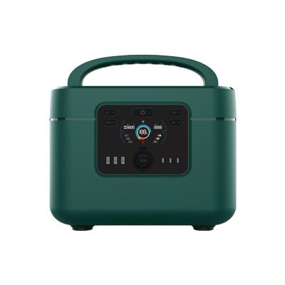 China Power Supply 500W 1200W Lithium Battery Power Station Wireless Charging Portable Backup Solar Generator for sale