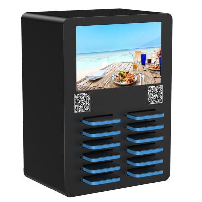 China Restaurant OEM 12 slots fast charger station powerbank 5000mah locker mobile phone rental charging station for sale