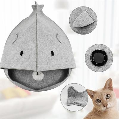 China New style pet nest stocked dolphin felt, cat nest, dog kennel pet bed for sale