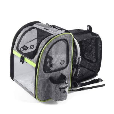 China Pet Stored Bag Breathable Foldable Backpack Outdoor Portable Carrier To Increase Cat Bag for sale