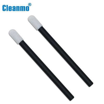 China Color Black Round Head Cell Polyurethane Foam Alcohol Customized Cleaning Open Swab Resistant for sale