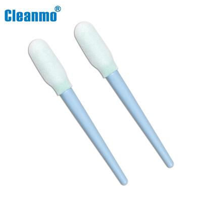 China Alcohol Industry Disposable Cleanroom Cell Foam Head Clean Room Small Closed Resistant Swab for sale