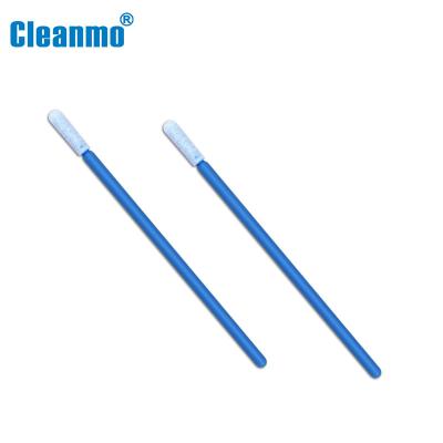 China Small Foam Cleanroom Alcohol Tip Sensor Blue Lens Cleaning Swab Resistant For Laser Lens for sale