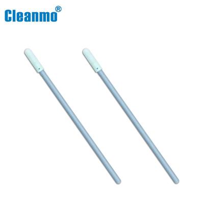 China Alcohol Cleanroom Round Tip 100ppi Resistant Foam Sponge Head Phone Gun Device Cleaning Swabs for sale