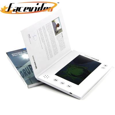 China New Products 10.1 Inch HD Video Booklet LCD Screen Business Video Card Magazine Digital Paper Brochure for sale