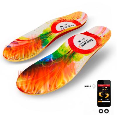 China EVA Classic Style Winter APP Insole Rechargeable Heating Electric Heated Shoe Heated Insoles for sale