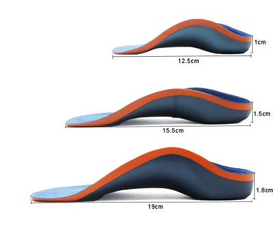 China Soft hand-feeling low price high quality arch support orthotic insoles for orthopedic feet flat arch support insoles for sale