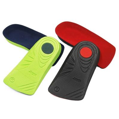 China Wholesale Sports Foot Massager Shock Absorption 3/4 Insole Arch Support Orthotics Shoe Insert The Flat Foot for sale