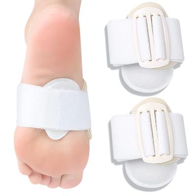 China Eco-friendly Flat Foot Arch Support Shock Absorption Pressure Correction Thumb Valgus Arch Pad Men And Women Latex Slow Central Foot Pad for sale