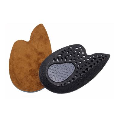 China Soft Comfortable Shoe Insoles Comfort Massage Half Feet Gel Inner Half Heel Cup Insoles Shoe Insoles for sale