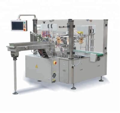 China Food Premade Bag Pouch Filling and Standup Sealing Machine for sale