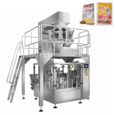 China Automatic Rotary Food Dog Food Pouch Packing Machine for sale