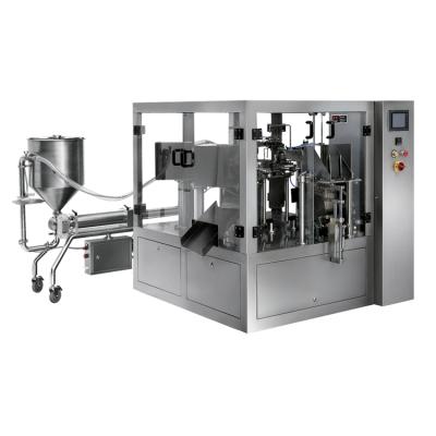 China Automatic Food Liquid Filling Machine , Pouch Liquid Filling Machine for sale