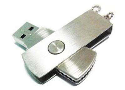 中国 金属 4 のギグ USB のフラッシュ ドライブ記憶棒のステンレス鋼の旋回装置のナシの鎖 販売のため