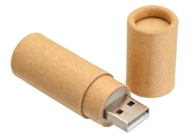 China Papel reciclável do cilindro da vara de alta velocidade da memória de USB com o logotipo imprimido à venda