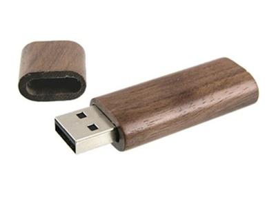 Китай Таможня ручки памяти USB Silm прямоугольника деревянная, ручка USB грецкого ореха темного Брайна деревянная продается