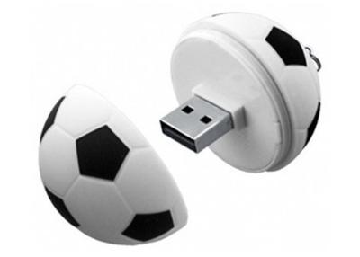 China Computer Pen Drive Flash , Customizable USB Flash Drive Storage Plastic Soccer Style for sale