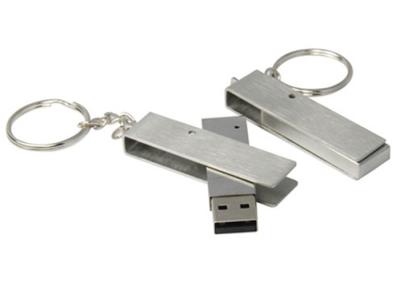 China Twist USB Sticks USB 2.0 Classical Stainless Steel , Custom Shaped USB Drives for sale