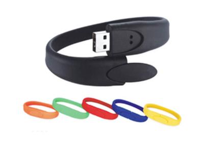 China Colorful Wristband USB Flash Drive Classical Silicone Wrist Strap USB Gift for sale