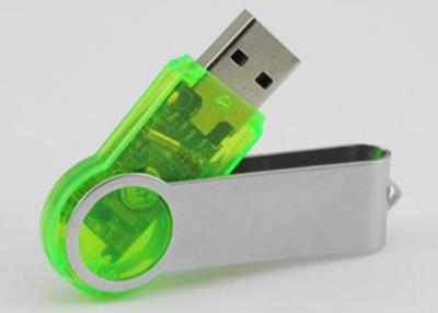 China Eslabón giratorio dominante del negro de memoria USB 64GB del plástico/del metal 3 años de garantía en venta