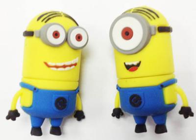 China Cartoon USB Flash Drive 8gb Cute Minion , Computer USB Flash Memory Sticks for sale