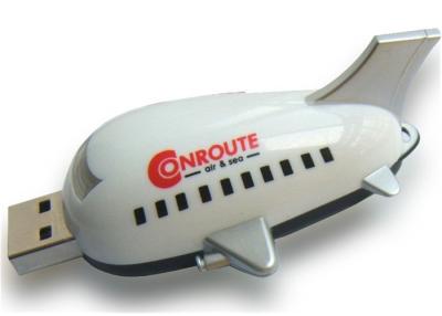 Chine Bâton d'USB de mémoire formé par avion escamotable avec le logo adapté aux besoins du client à vendre