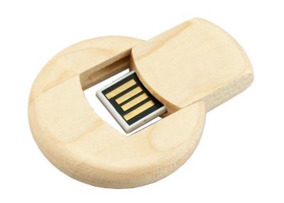 China Ronde van de het Geheugenstok van Draai Houten USB van de de Hoge snelheidsesdoorn 8GB de Flitsaandrijving van USB Houten Te koop