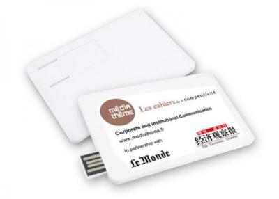 Chine Les commandes à grande vitesse de pouce des affaires de publicité 8GB USB Silkscreen à vendre