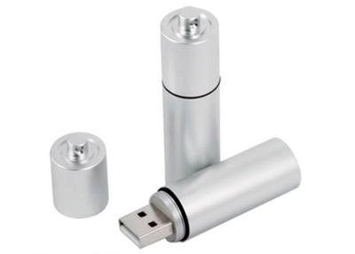 Chine Le stylo d'USB de cylindre d'argent/or conduit le style 512MB de batterie à 64GB à vendre