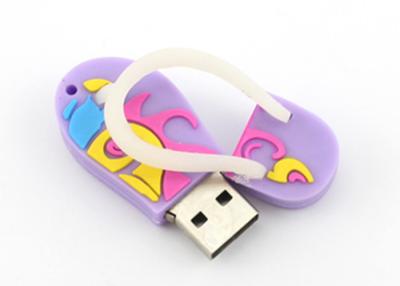 중국 PVC 주문 USB 섬광은 플립 플롭 작풍 진짜 32GB 수용량 USB 엄지 드라이브를 몹니다 판매용