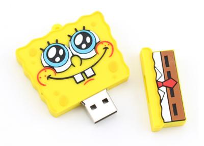 중국 PVC 주문 USB 섬광은 귀여운 SpongeBob 진짜 전용량 USB 기억 지팡이를 몹니다 판매용