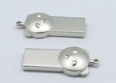 China Cute Giant Panda Shaped Mini USB 2.0 / 3.0 Memory Sticks, High Speed Zinc Ally Metal USB Flash Disks for sale