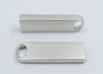 China Portable Zinc Alloy High Speed 16GB 32GB Mini USB 2.0 / 3.0 Flash Drives Pearl Nickel Plating Metal USB Storage Device for sale