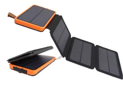 China Outdoor Help Light High Power Folding 3 Section Solar Energy Power Bank 8000mAh for sale