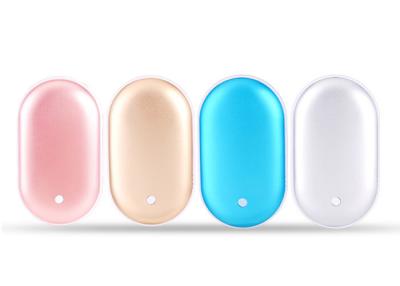 China Multifunctional Hand Warmer Aluminum Shell 5200mah  Portable Power Bank for sale