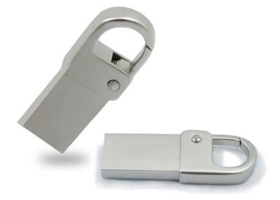 Chine Le disque en alliage de zinc portatif mini USB 2,0/3,0 commandes instantanées de la boucle U de tigre de la grande vitesse 16GB 32GB perlent le nickelage à vendre