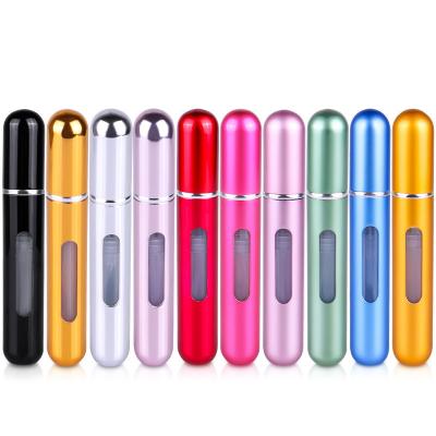 China Personal Care Mini Factory Direct Wholesale Portable Travel 8ml Atomizer Spray Refillable Aluminum Perfume Bottle for sale