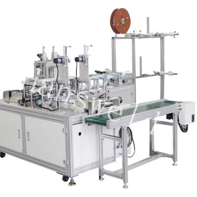 China Disposable Face Mask Making Hansweld High Efficiency 3 Ply Face Mask Nonwoven Face Mask Making Machine for sale