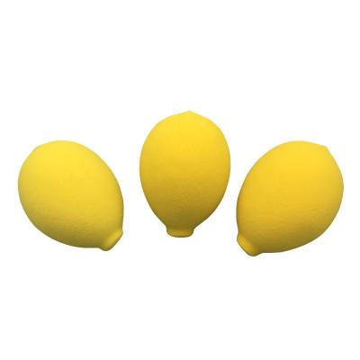 China Factory Direct Beauty Cosmetic Tool Puff Powder Factory Beauty Accessories Lemon Shape Face Makeup Sponge Customized Washable Direct Cosmetic for sale