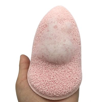 China Super Super Soft Face Wash Cleansing Sponge Makeup Remover Pad Reusable Face Washing Mitt for sale