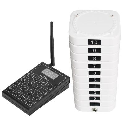 China Wireless Restaurant Queue Pager Calling Paging System Server with 20 Pagers SU669S-B-20 for sale