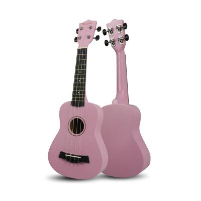 China Basswood Wholesale OEM Basswood Plywood Soprano All Colored 21 Inch Ukulele for sale