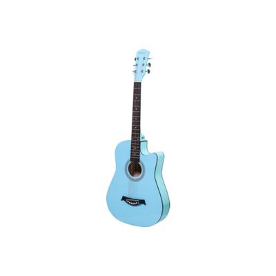 China Basswood Jieyang Factory 38 Inch Low Price Acoustic Guitar Wooden Colorful Bass Guitar for sale