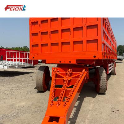 China Other China Brand FEICHI 60 Axle Trailers 3 Tons Barrier Semi Trailer General Cargo Full Transport Trailer for sale