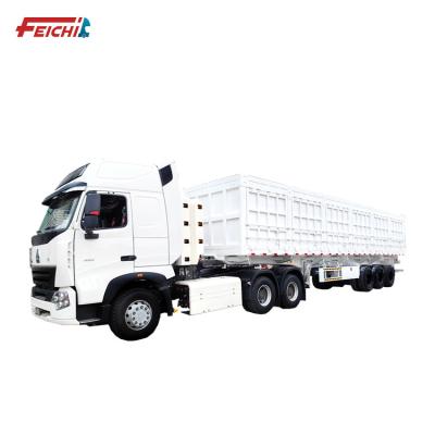 China Other Trailers China Factory FEICHI 3 Axle 100 Ton Heavy Duty Tipper Truck Trailer for sale