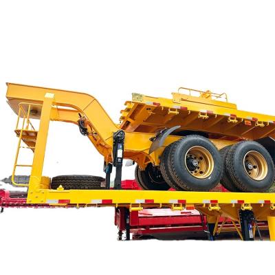 China Other Trailers China Manufacturer Low Price 40 Ft Semi Chassis Container Box Haul Trailer Utility Flatbed Trailer for sale