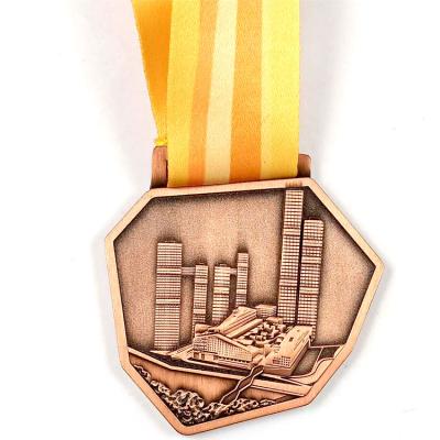 China Europe Cartoon Personality Medal Soccer Manufacturer Customized Gold Medal for sale