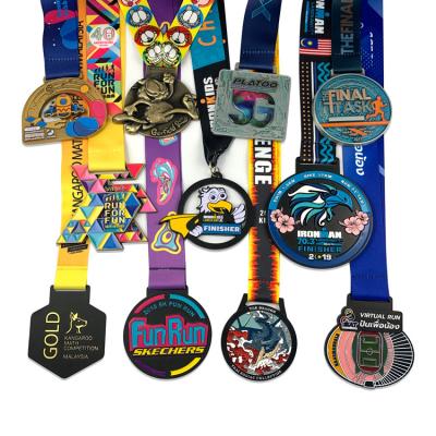 China China No Min Metal Cheap Custom Sport Order Medals And Trophies Military Sports Medal for sale